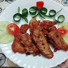 A picture of Fried fish.