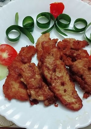 A picture of Fried fish.