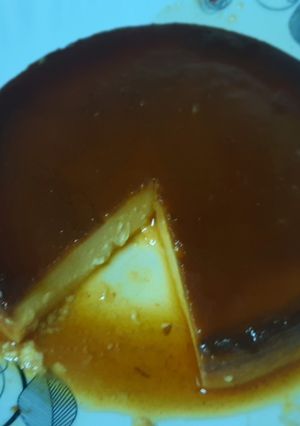 A picture of Caramel pudding.