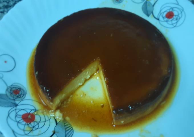 How to Prepare Homemade Caramel pudding