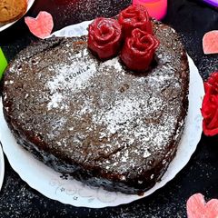 A picture of Dark Chocolate Cake.