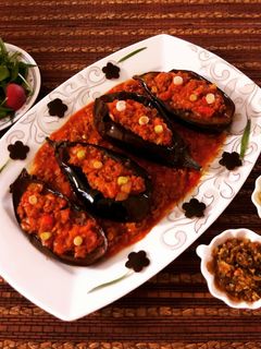 عکسی از دستور قارنی یاریخ (بادمجان شکم پاره)