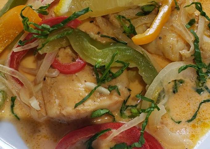 Recipe of Dominican Coconut Fish Step by Step