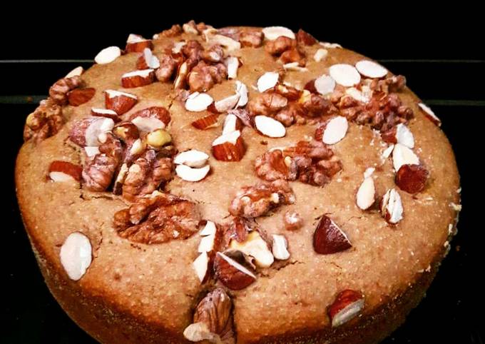 Recipe of Favorite Eggless whole wheat cake