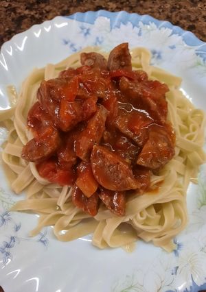 Una foto de Salsa de chorizo de mi bisabuela