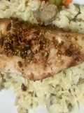 Suprema de pollo con mostaza en grano
