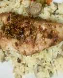 Suprema de pollo con mostaza en grano