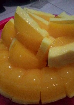 Foto resep puding busa jeruk,laris manis