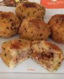 Papas bomba rellenas de carne