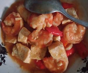 Siap Saji Udang tahu asam manis tanpa minyak (menu diet) Enak Bergizi Siap Saji Udang tahu asam manis tanpa minyak (menu diet) Enak Bergizi