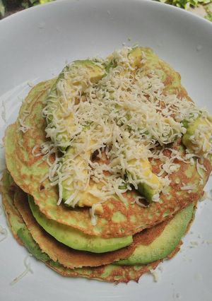 Foto resep Pancake alpukat keju (Keto)