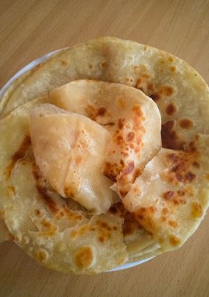 A picture of How to prepare soft layered chapatis #themechallenge.