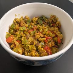 A picture of Mixed Capsicum Poriyal.