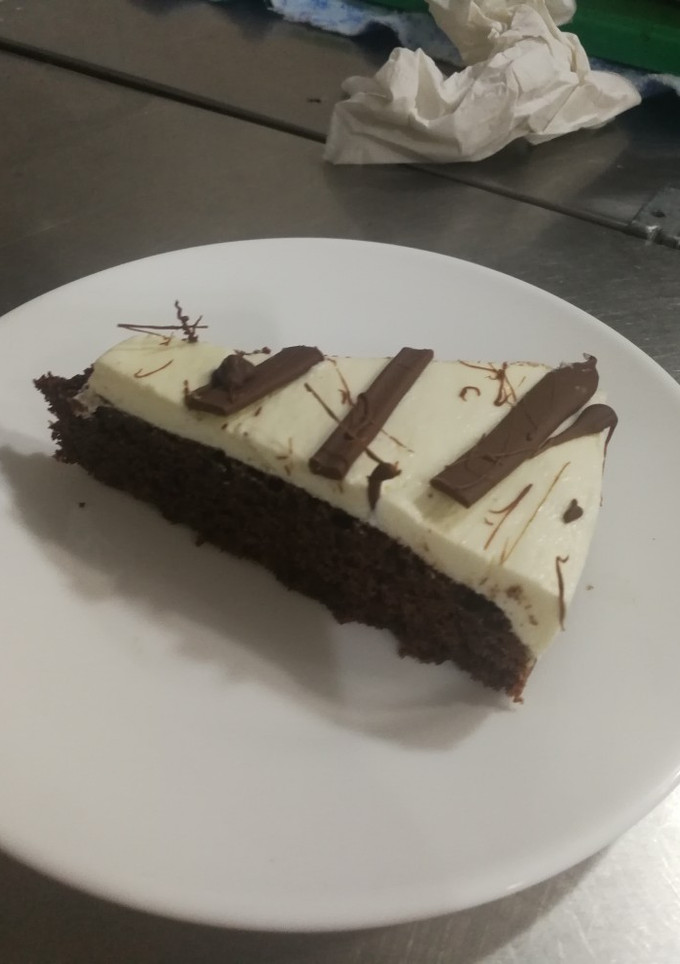 Una foto de Tarta de Nestlé y cuajada de queso