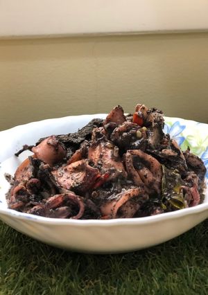 Foto resep Cumi item