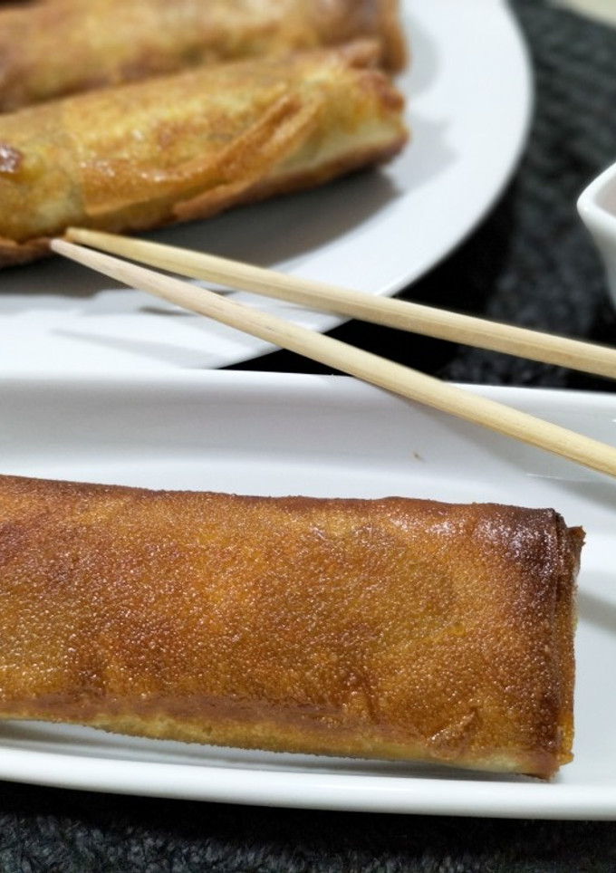 Una foto de Rollitos de primavera