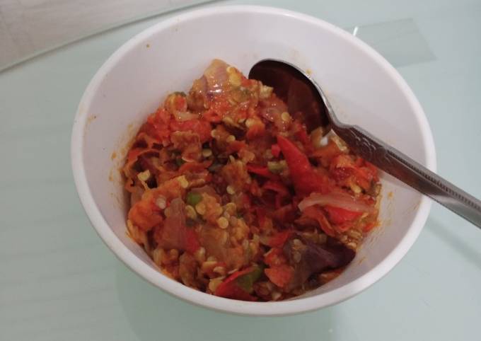 Sambel Kencur Bawang Putih Goreng