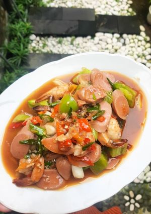 Foto resep Udang Sosis Saos Tiram