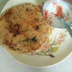 A picture of Stuffed moli paratha recipe.