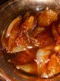Cebollas caramelizadas al oporto