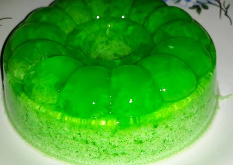 Resep Agar- agar lumut pandan 😁 Sederhana