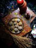 Apple dryfruit healthy oats ladoo