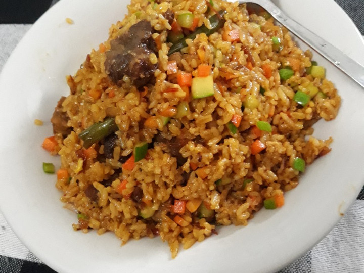 Anti Ribet, Bikin Nasi goreng oseng daging mercon Kekinian