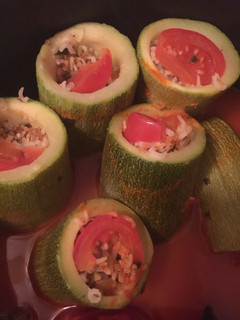 A picture of Turkish Stuffed Squash.