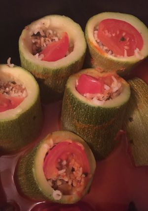 A picture of Turkish Stuffed Squash.
