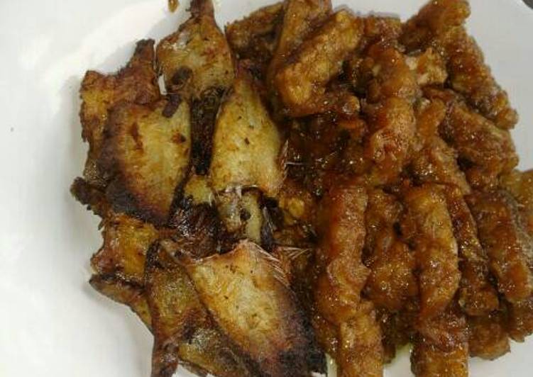 YUK DICOBA! Cara Membuat Tempe asem manis + Ikan sepat asin gula merah