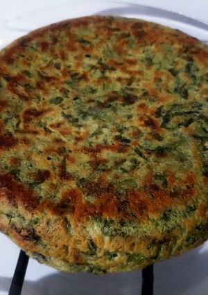 Una foto de Tortilla de acelga