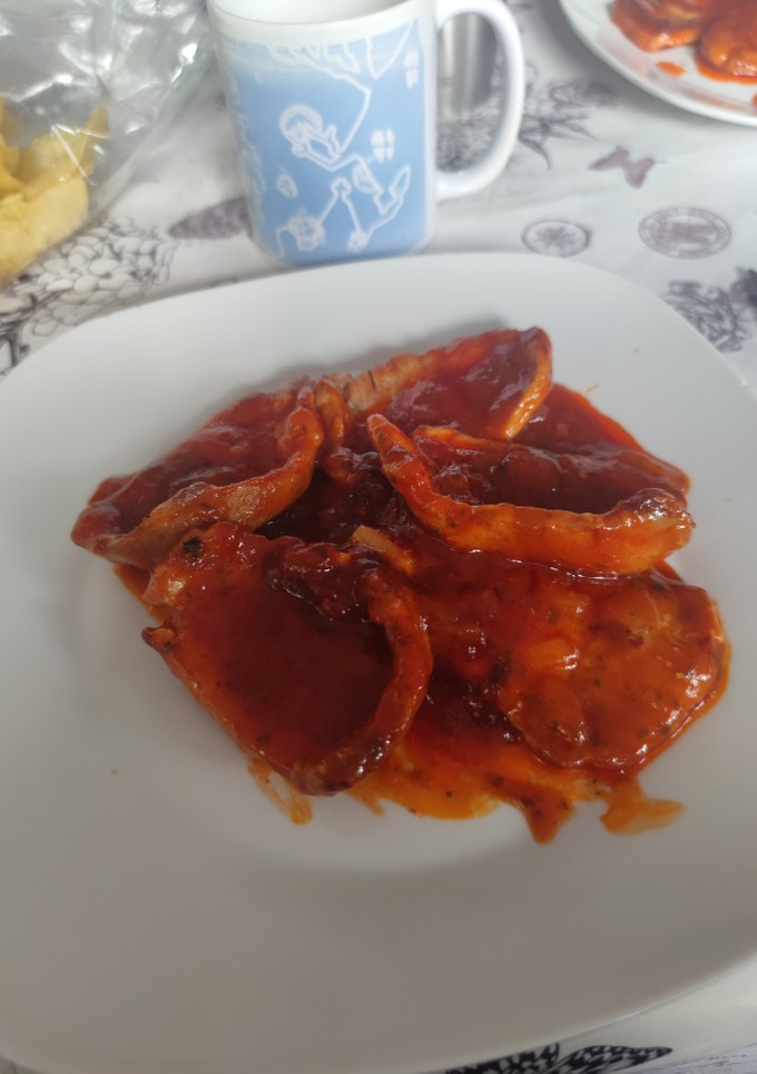 Una foto de Lomo con tomate