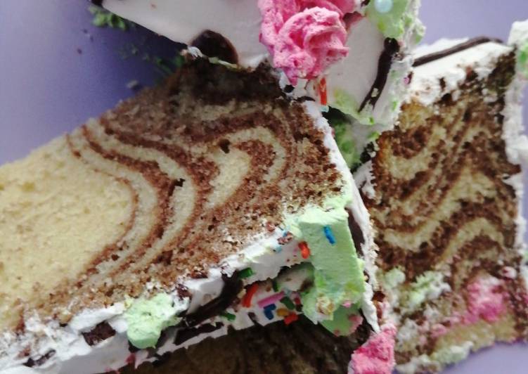 Steps to Make Quick Marble cake