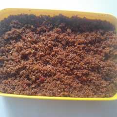 A picture of Abon cekalan/ tongkol.