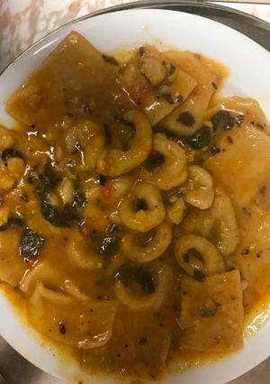 A picture of Old Indian pasta.
