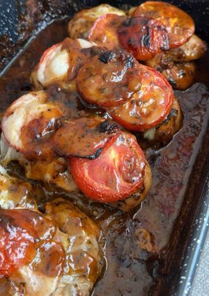 Balzsamos Mozzarellás Csirkemellfilé 🍗🧀🍅 (Tejmentesen is) recept fotója