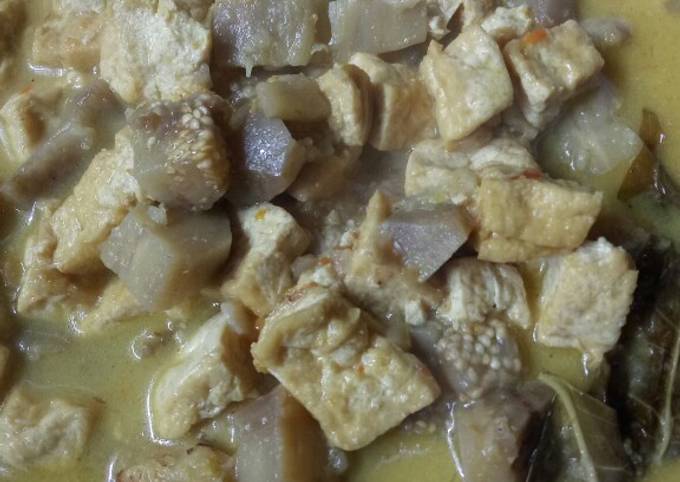 Wajib coba! Resep membuat Tahu terong kuah santan yang enak