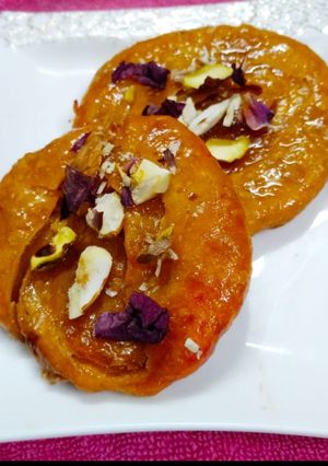 A picture of Mango Khaja.