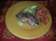 Una foto de churrasco relleno