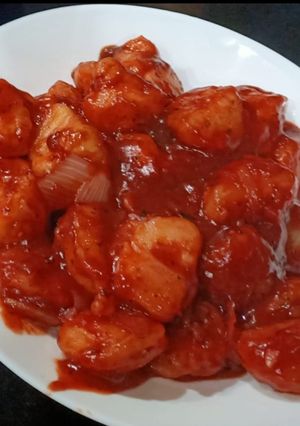 चिल्ली ग्रेवी पोटैटो (chilli gravy potato recipe in Hindi) रेसिपी मुख्य फोटो
