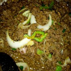 A picture of Carrot and mince meat rice.