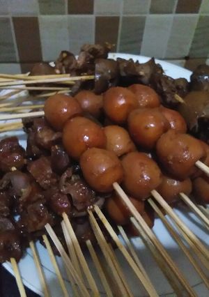 Foto resep Ati ampela dan telur puyuh Bacem
