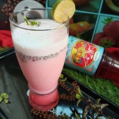 Milk Rooh Afza A picture of Milk Rooh Afza.
