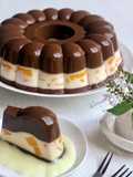 Pudding Chocolate Peach