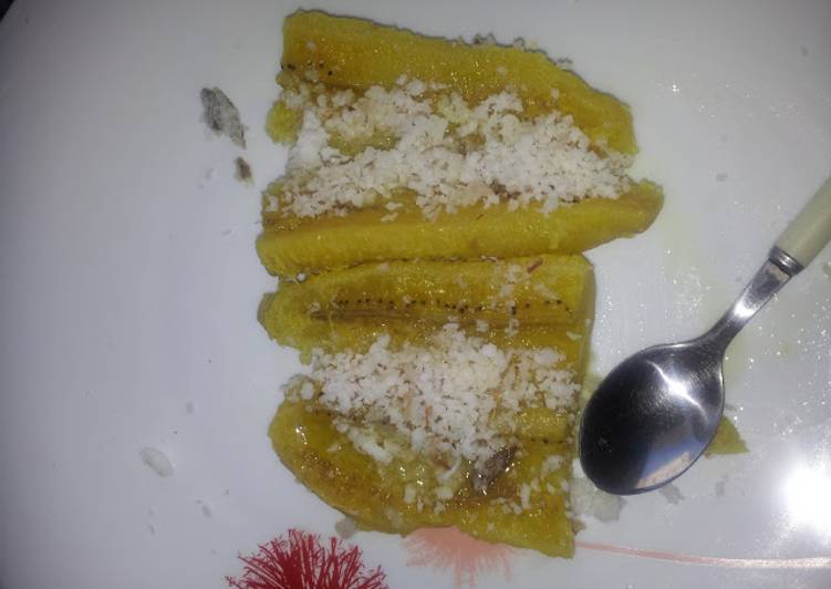 Recipe of Favorite Healthy and quick breakfast with steamed Plantain