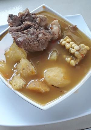 Una foto de Sancocho de espinazo de cerdo