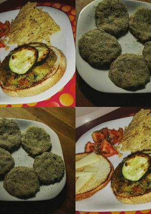 Foto principal de Hamburguesas veganas de patata y espinacas