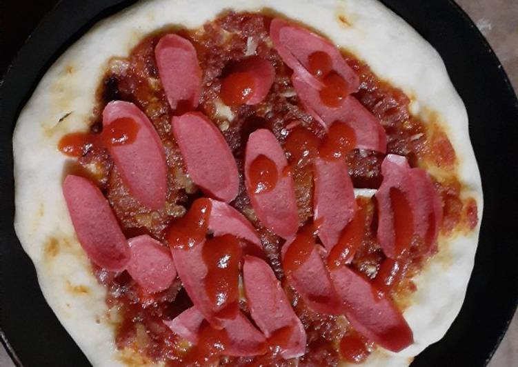 Pizza Teflon Simple | dengan takaran sendok
