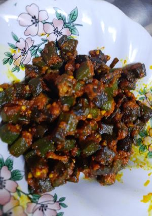 A picture of Bhindi masala.