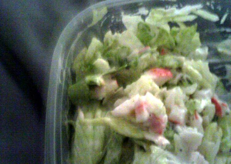 Easiest Way to Make Quick homemade crab salad